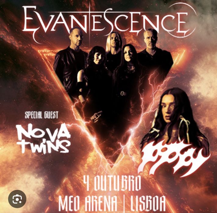 4 bilhetes dos evanescence