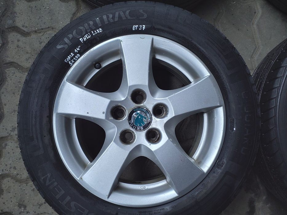 JANTES SKODA FABIA R14 FURAÇÃO 5X100