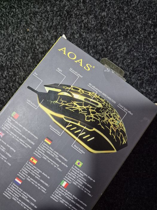 Rato de Jogos AOAS K70
​Aqui estão as principais especificações téc