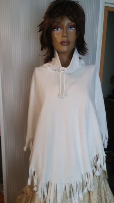 poncho/narzutka ślubna