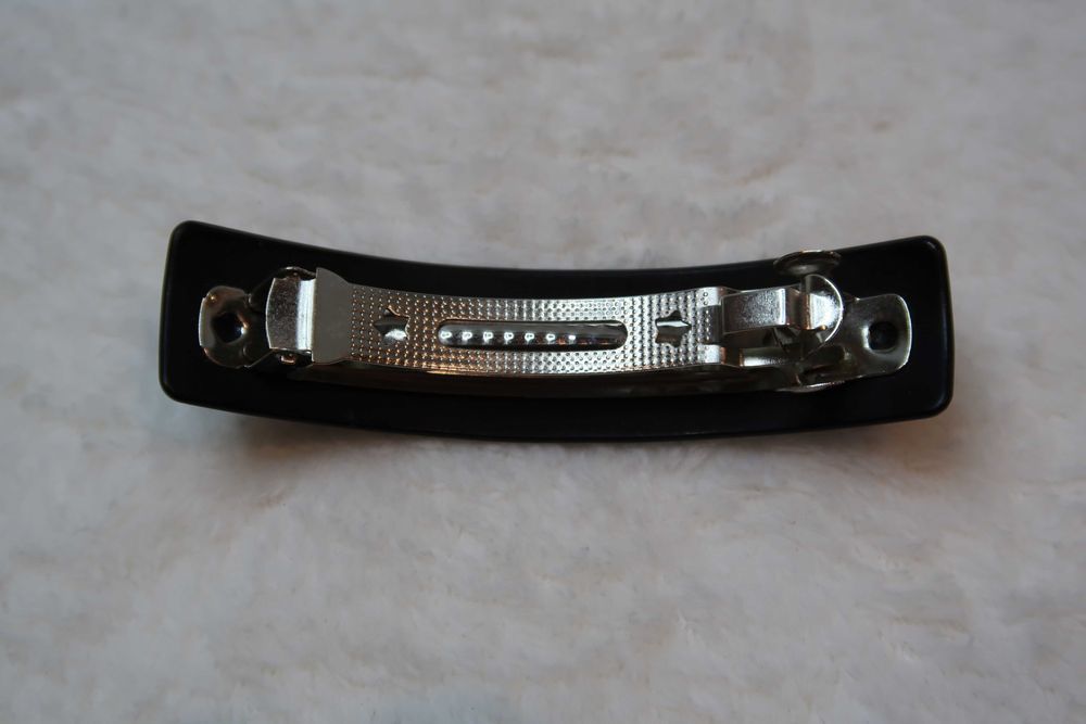 Brązowa spinka do włosów