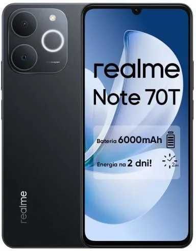 Smartfon Realme Note 70T 4/256gb LTE czarny FV23%