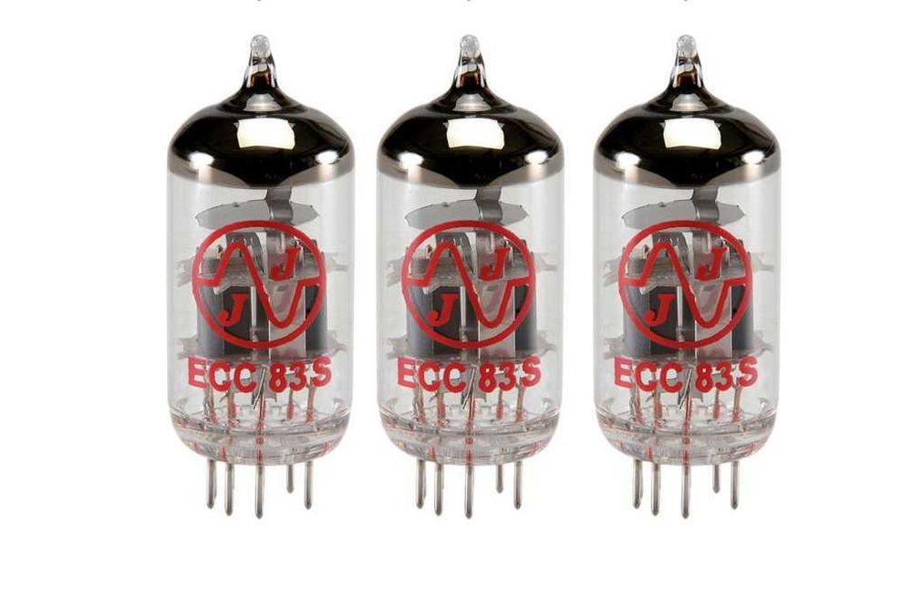 3 válvulas ECC83 / 12AX7 JJ Slovakia (antiga Telsa) (amplificadores a válvulas)