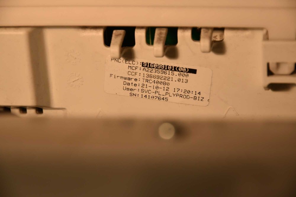 Suszarka Electrolux perfectcare 700 na części