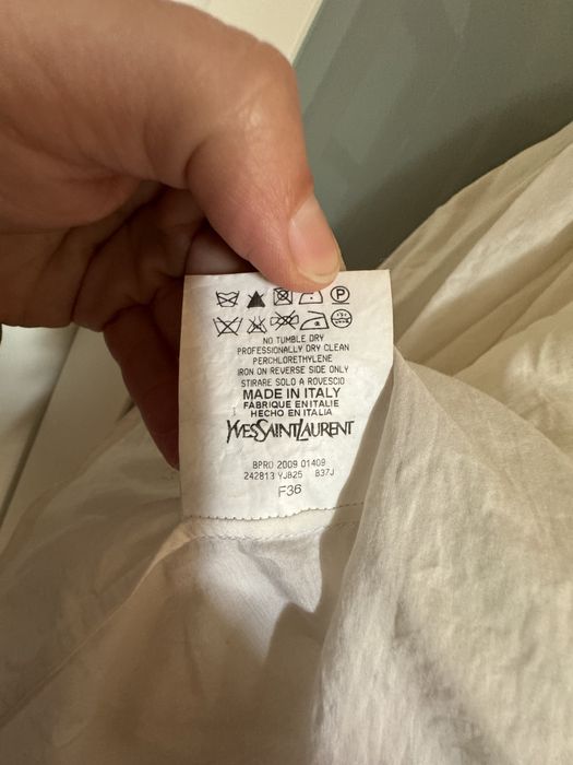 Koszula jedwab yves saint laurent 36