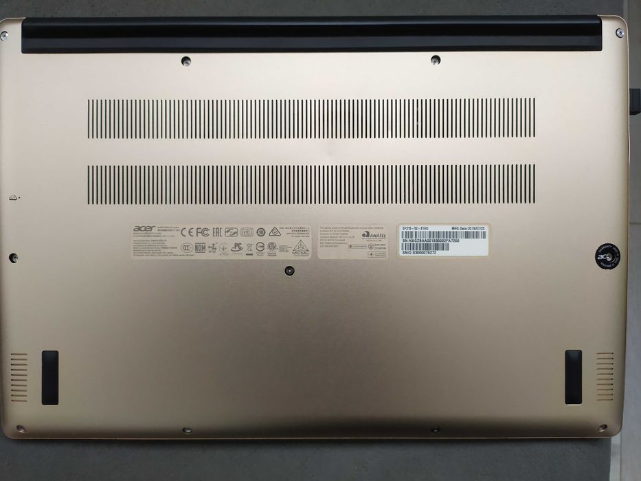 ACER SWIFT 3 SF315-52-81HD GOLD FHD 15.6" i7-8550U 8GB RAM 256GB SSD