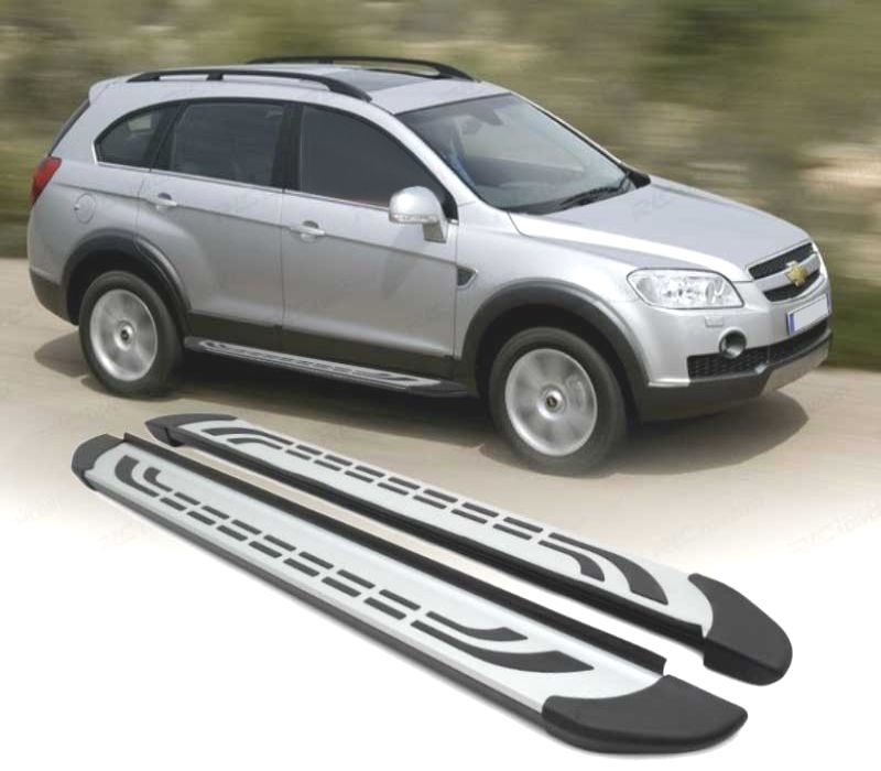 ESTRIBOS LATERAIS CHEVROLET CAPTIVA 06-15 ANTI-DERRAPANTES