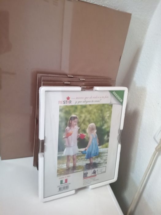 Molduras clip de vidro