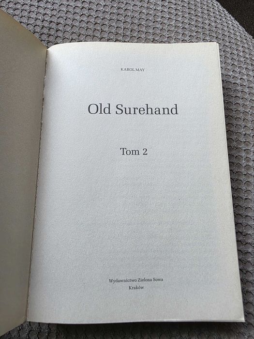 komplet t. 1 i 2 "Old Surehand" Karol May