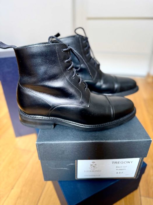 Herring Tregony trzewiki skórzane ocieplane 40,5 jak nowe