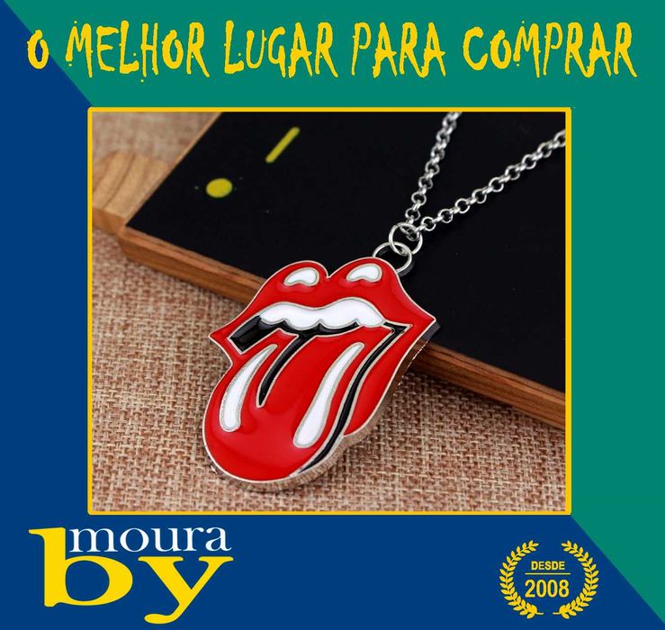 fio com o emblema de Rolling Stone