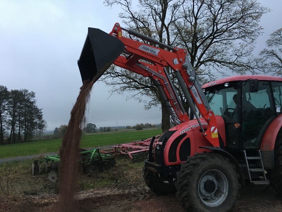 Łyżka, Szufla, Objętościówka do Tura i Ładowarki z transportem.