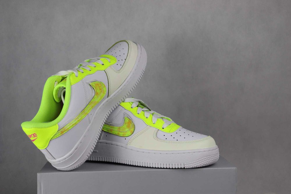 Nike Air Force 1 Low White Citrin 38 *NOWE*