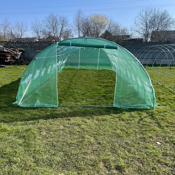 Теплиця з профілем 25мм 40м² 10х4х2 Парник для саду дачі Теплиці НОВІ