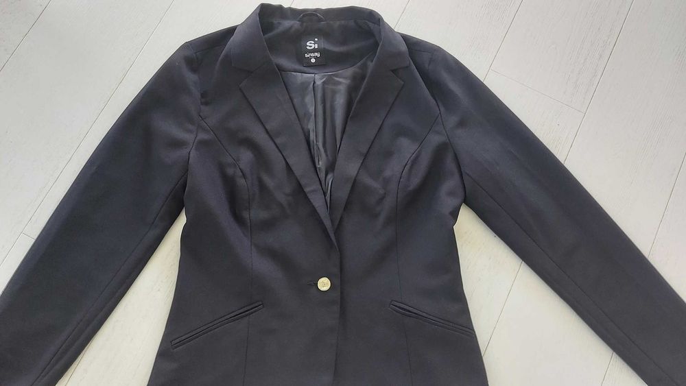 Czarna marynarka Sinsay, r. S, stan bardzo dobry