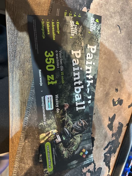 Voucher paintbal