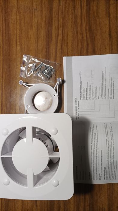 Вентилятор ВентсВase 100, +клапан 100, 150