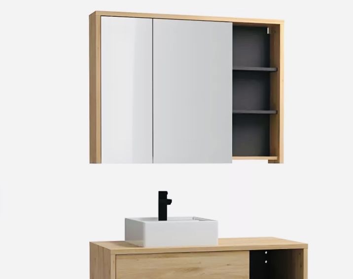 Armario WC com espelho NOVO