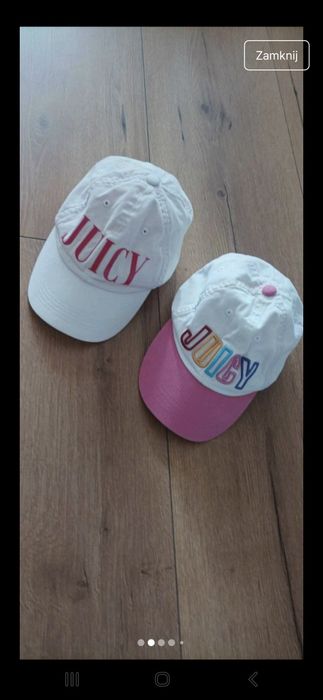 2x czapka JUICY r.4-8lat