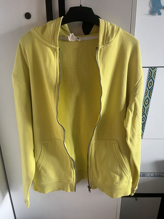 żółta bluza z kapturem H&M