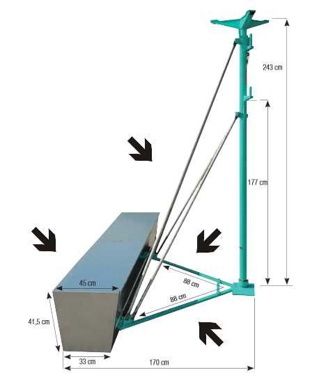 Wciągarka budowlana 200 kg z balastem Imer Airone 200