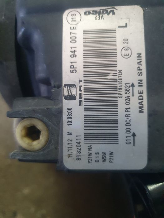 Farois Bi-xenon Direcionais Seat Leon 1P 2  09/12