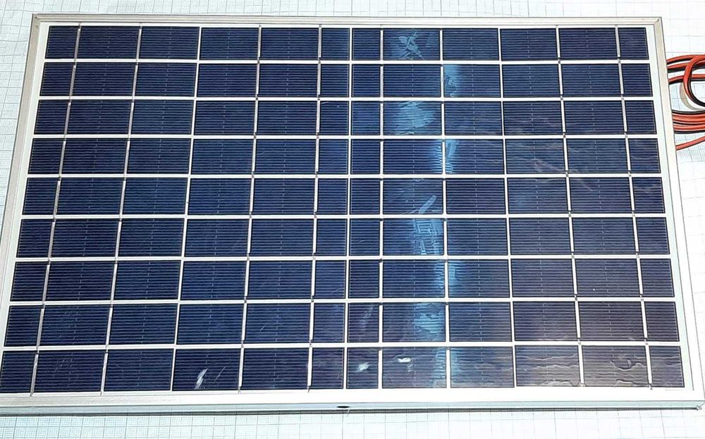 Солнечная панель 20В, 25 Вт, поликристалл