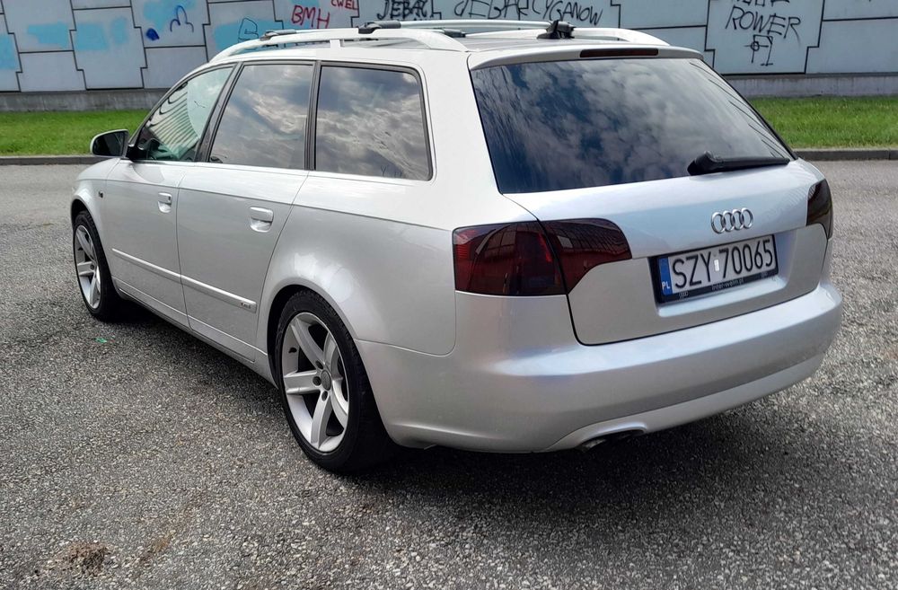 Audi A4b7 S-line 2005 rok . 2.0 TDI 140 KM . ZADBANE I UTRZYMANE W ŁADNYM STANIE .