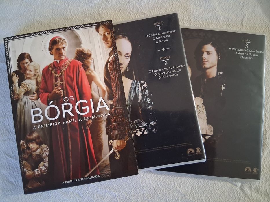 Os Bórgia, série tv com Jeremy Irons dvd