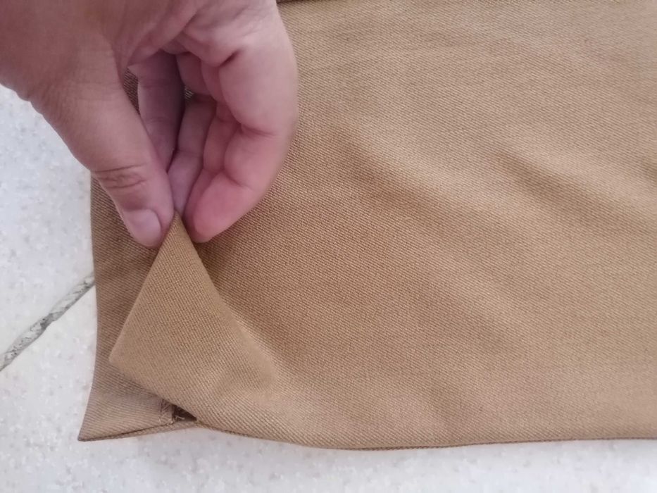 Calças de cor camel/castanho da Zara, tamanho Xs. NOVAS!