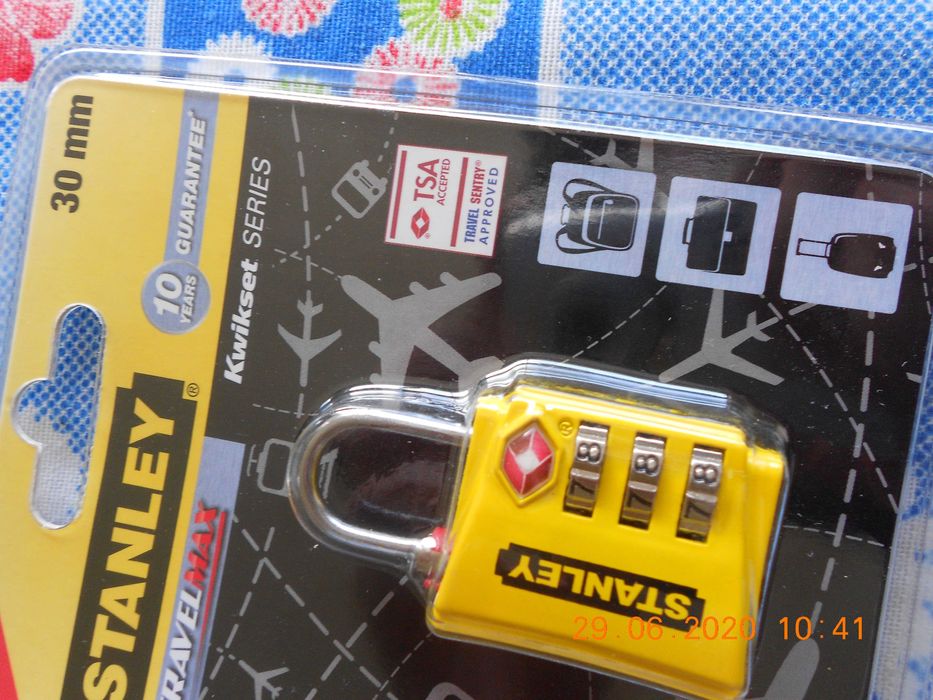 aloquetes stanley para malas viagem , etc TSA ATENÇÃO LER O ANUNCIO
