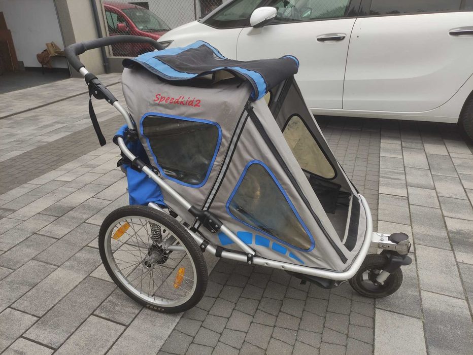 Przyczepka rowerowa Qeridoo Speedkid 2 - dwuosobowa