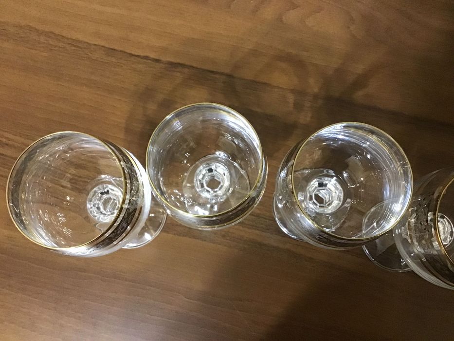 Набор хрустальных бокалов Чехия Богемия.