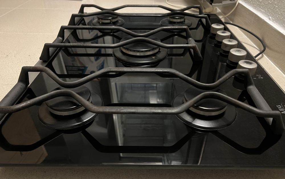 Placa de fogão a gás AEG Electrolux