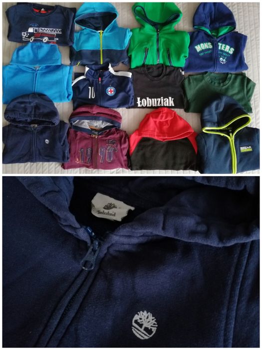 Paka ubrań, zestaw dla chłopca w rozm 98, 104, kurtka, bluzy, dresy