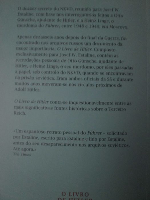 O livro de Hitler- Henrik Eberle & Mathias Uhl