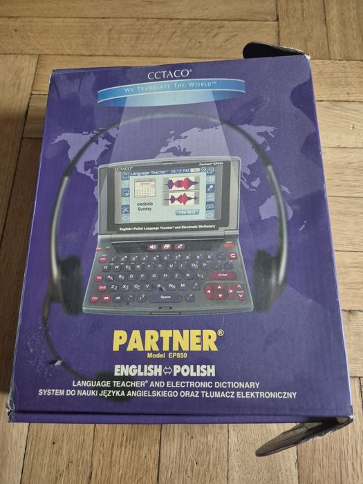 translator tłumacz elektroniczny ECTACO Partner P850 tłumacz słownik