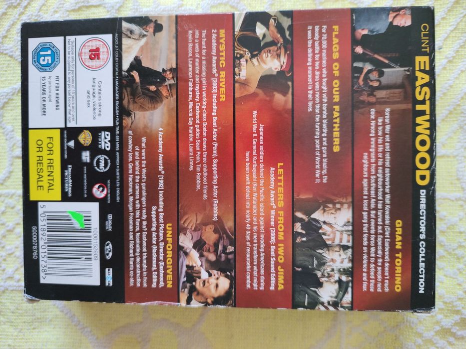 5dvd  Eastwood stan idealny po angielsku