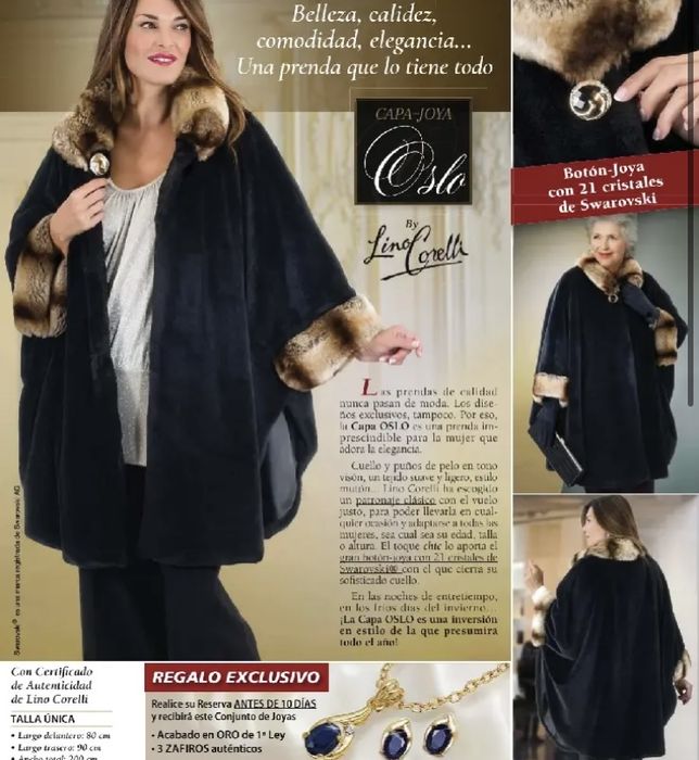 Casaco de pelo sintético Oslo by Lino Corelli