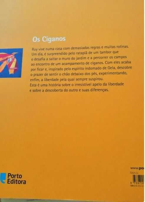 Livro infantil "Os ciganos"  (ler foto contracapa)