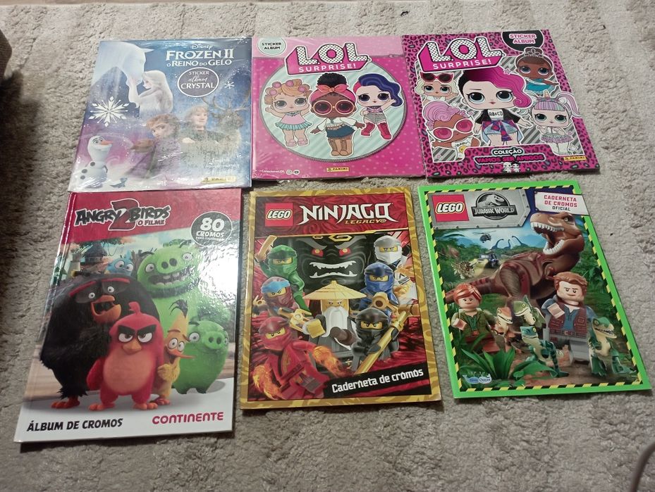 Cadernetas cromos temáticas