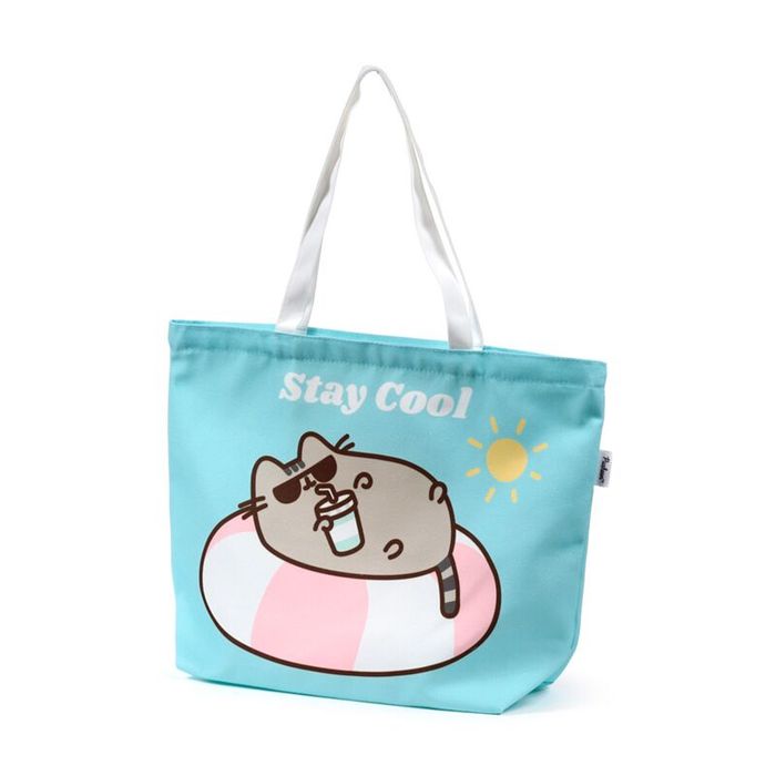 Torba plażowa Pusheen niebieska 35x47 cm Stay Cool