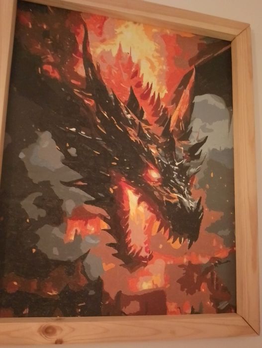 Obraz malowany po numerach