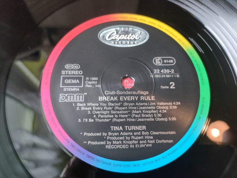 Tina Turner - Break Every Rule Winyl