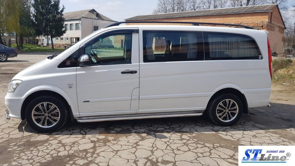 Боковые Пороги=Трубы=Кенгурятник для =Mercedes Вито= 2004-2014