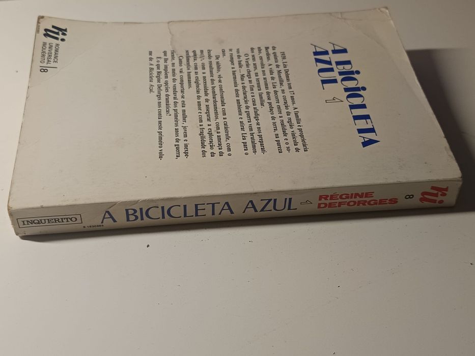 A bicicleta azul