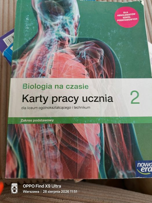 Podręczniki do 2 klasy ponadpodstawowej