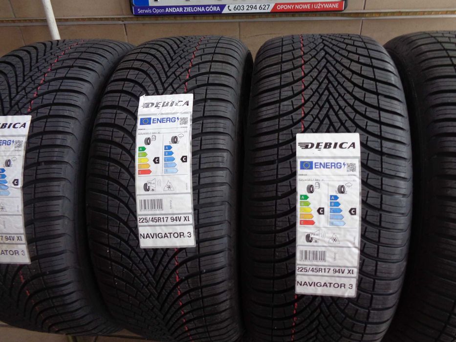 Nowe 225/45R17 DĘBICA Navigator 3 , Nowy Model, Opony Całoroczne Warto