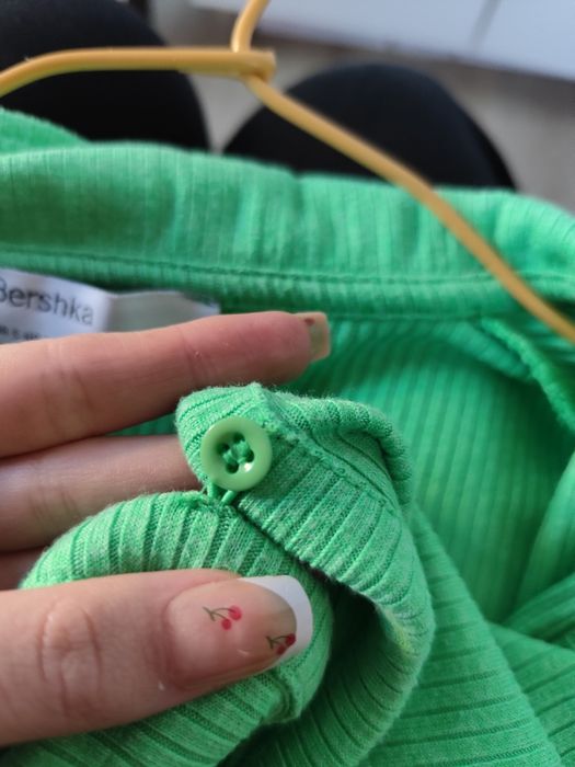 Top damski kolor zielony