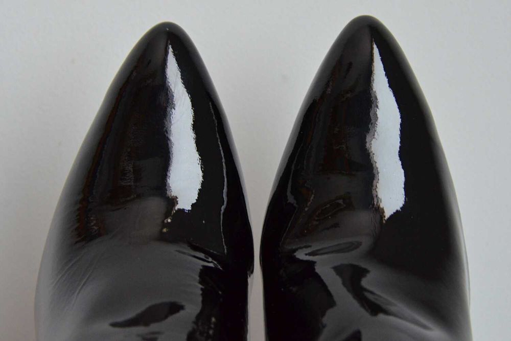 WYJĄTKOWE lakierowane kozaki SZPILKI Sam Edelman Olencia SEXY 39